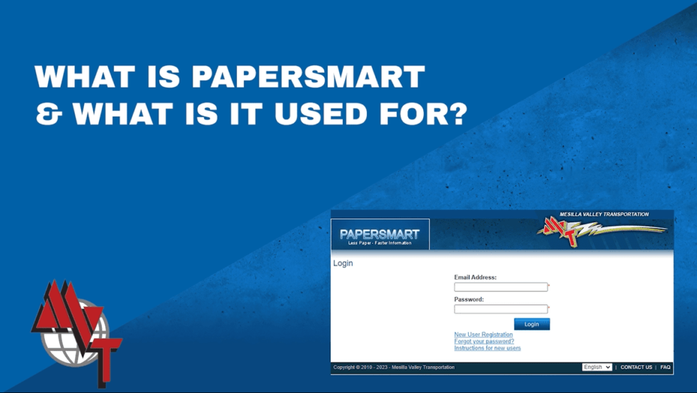 What is PaperSmart? | Mesilla Valley Transportation